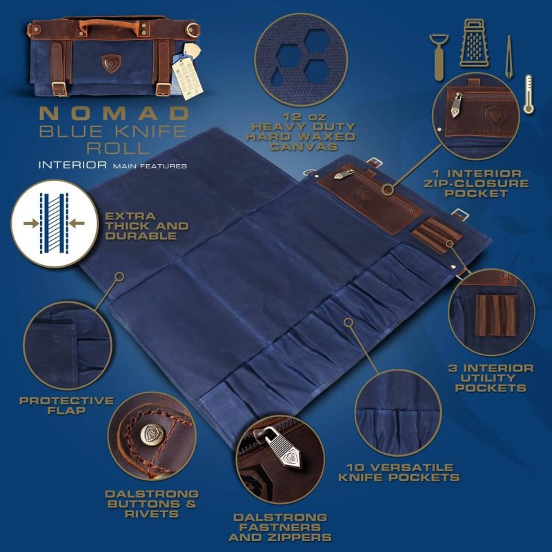 BLUE NOMAD Knife Roll image listing 1