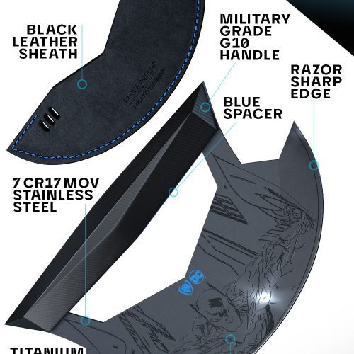 Batman Series 7in Ulu Knife Listing Image 7