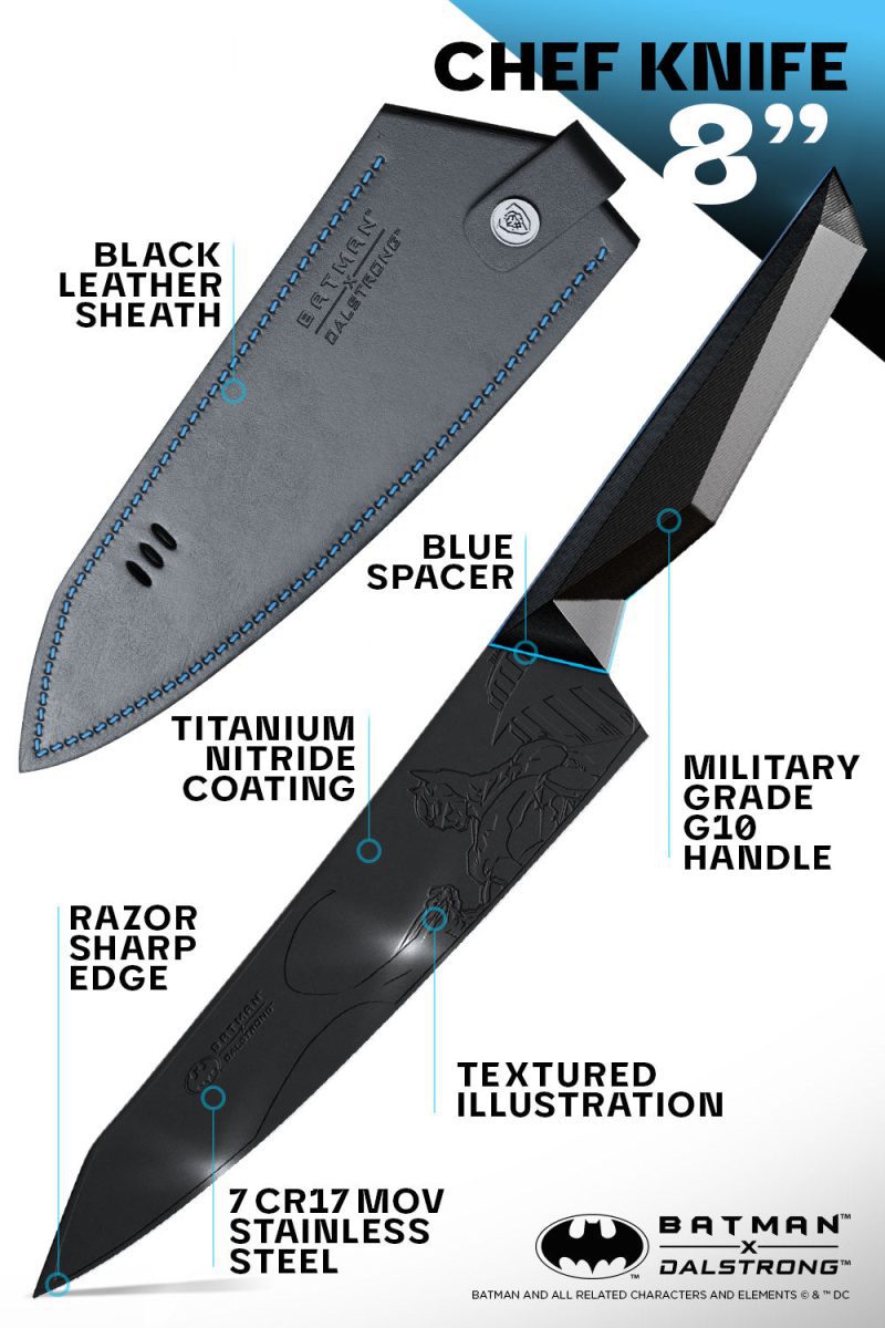 Batman Series 8in Chef Knife Listing Image 7