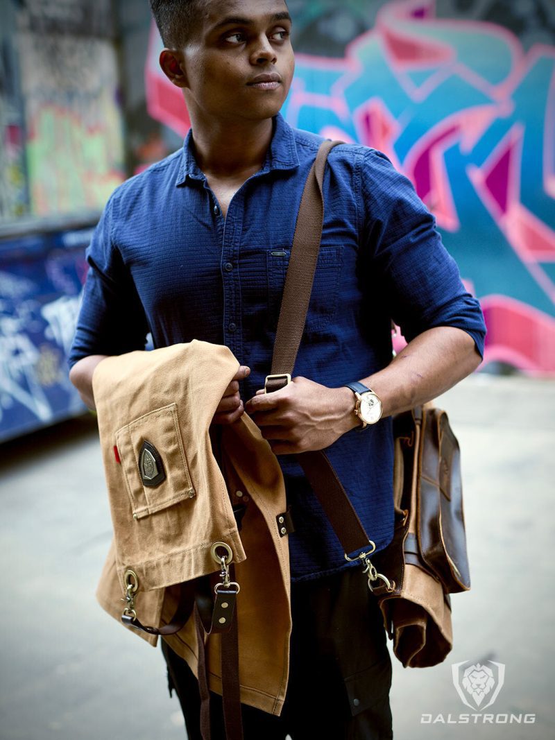 Dalstrong Brown Canvas Apron Lifestyle 1