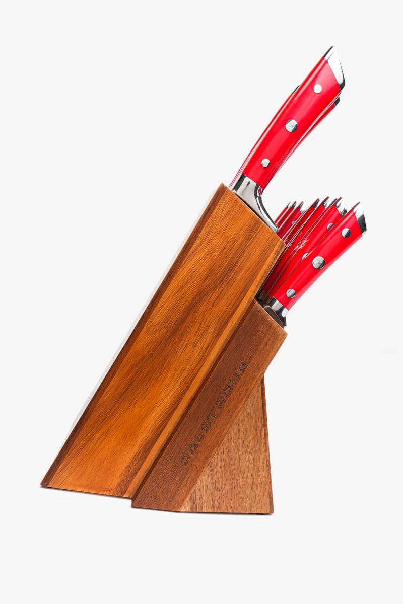 GS 18 pc Knife Block Red v3 1