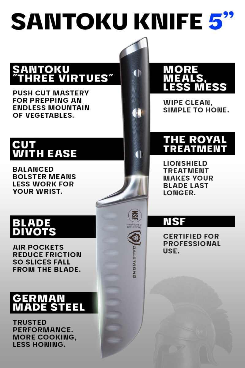 GS 5in Santoku Knife LISTING 2023 5