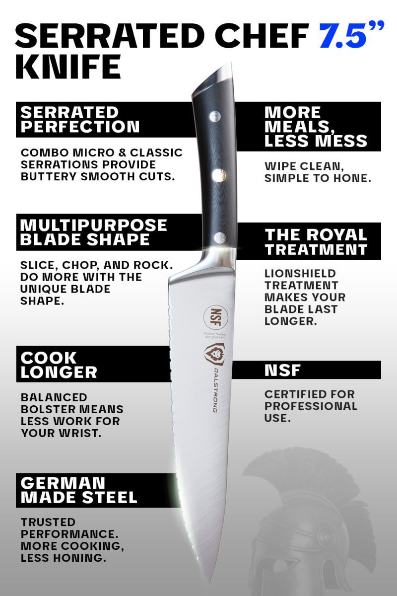 GS 7 5in Serrated Chef Knife LISTING 2023 5