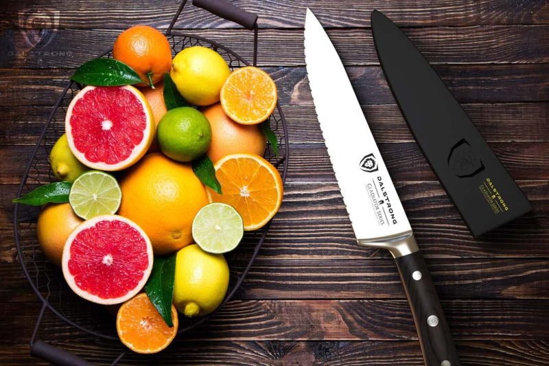 GS 75in Serrated Chef Knife stock3