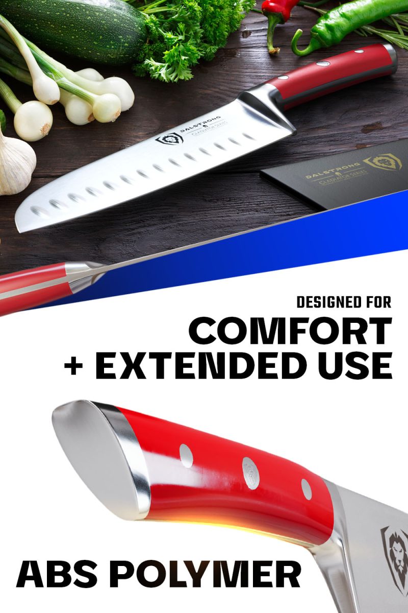 GS 7in Santoku Knife RED LISTING 2023 4