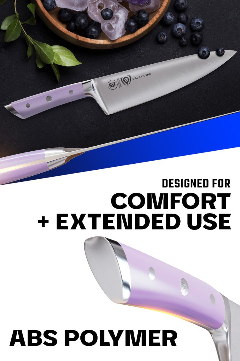 GS 8in Chef Knife LILAC LISTING 2023 4