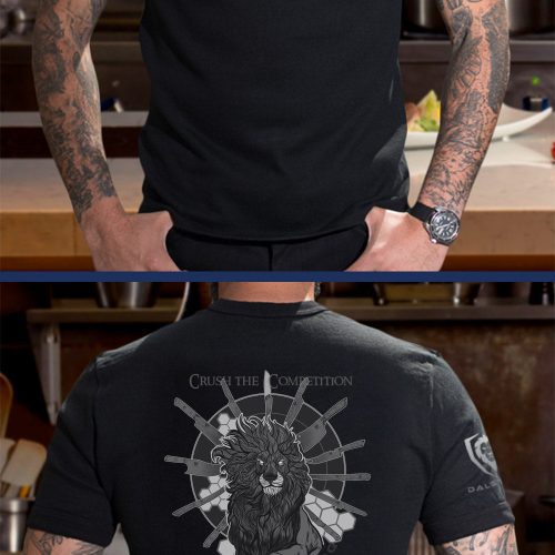 Man Tattoo Black T Shirt Design 2