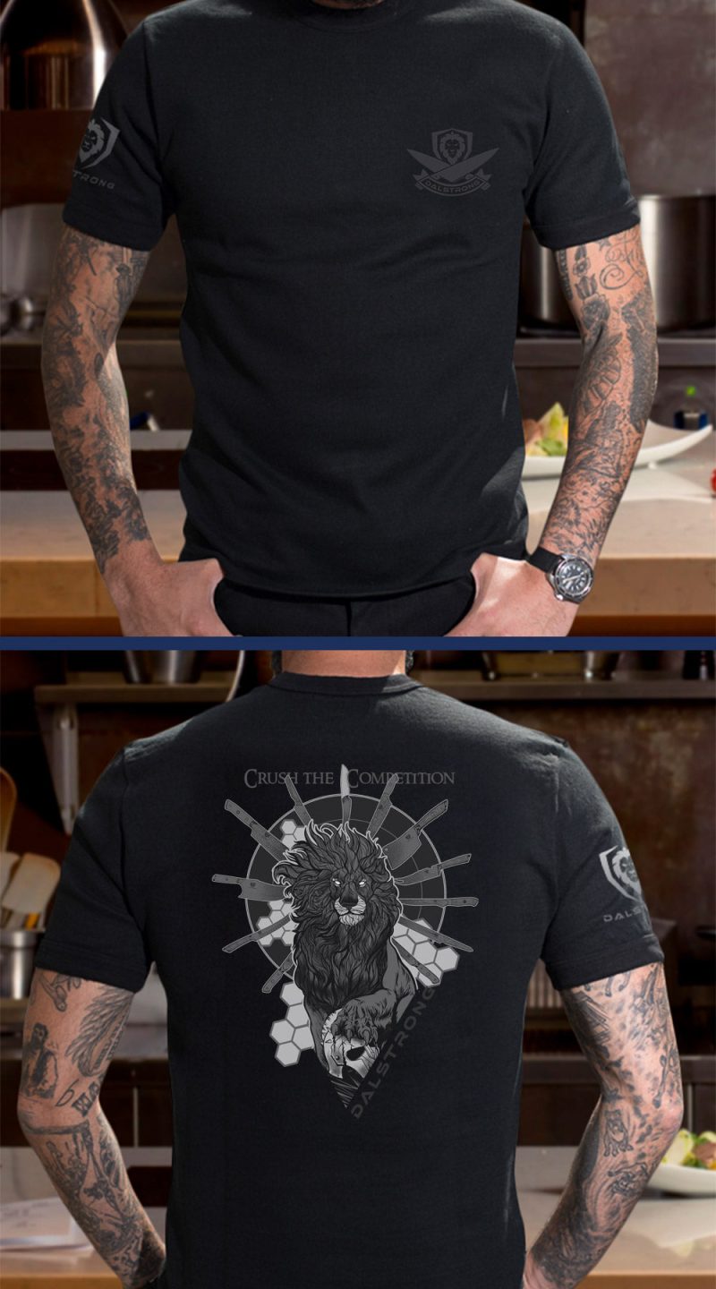 Man Tattoo Black T Shirt Design 2