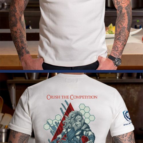 Man Tattoo White T Shirt Design 1