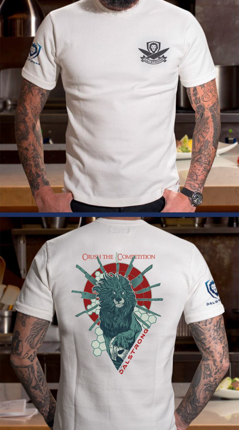 Man Tattoo White T Shirt Design 2