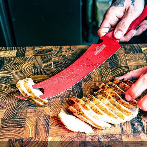 SBS 9in Pitmaster RED Knife 03