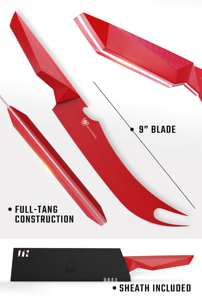 SBS 9in Pitmaster RED Knife 06