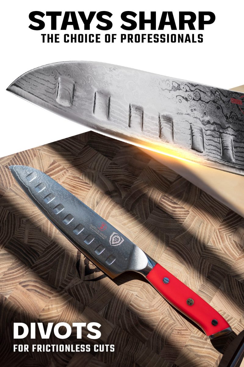 SS ELITE 7in Santoku Knife RED LISTING 2023 2