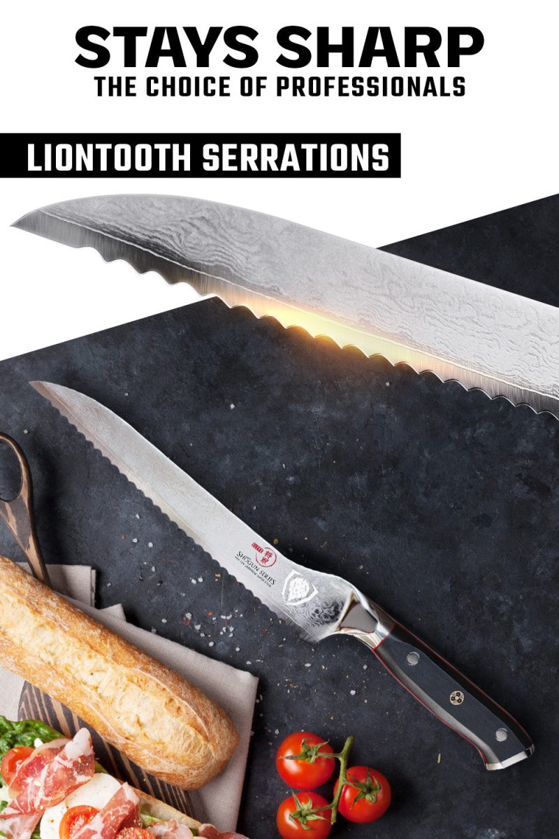 SS ELITE 8in Offset Serrated Knife LISTING 2023 2