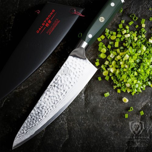 SS X 8in Chef Knife ABS Green Stock3 Square v1.01