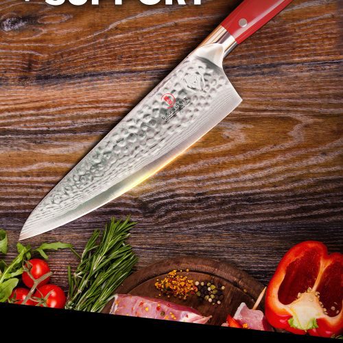 SSX 8in Chef Knife Red LISTING 2023 6