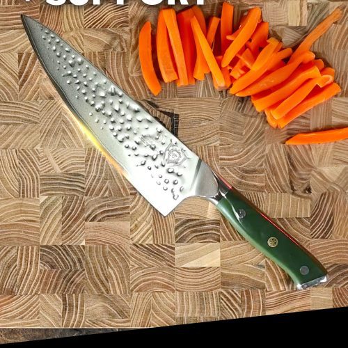 SS 8in Chef Knife GREEN LISTING 2023 6