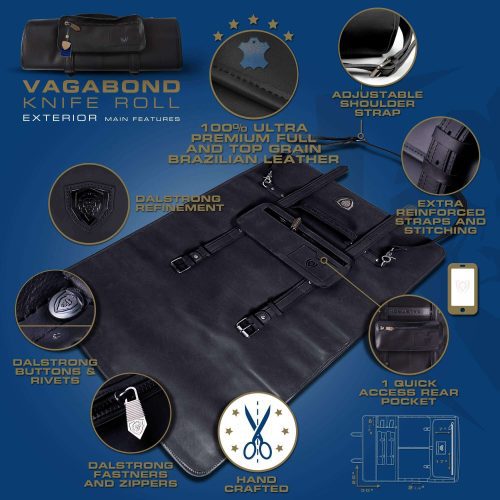 VAGABOND Black Knife Roll image listing 2