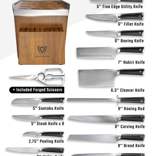 VQS 24pc Block Set Knife 03